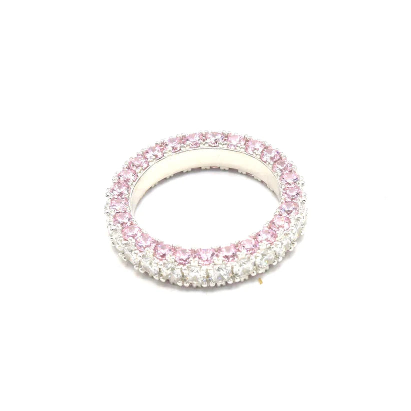 PINK & SILVER PRINCESS RING