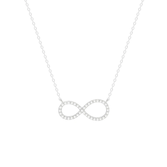 SILVER INFINITE NECKLACE