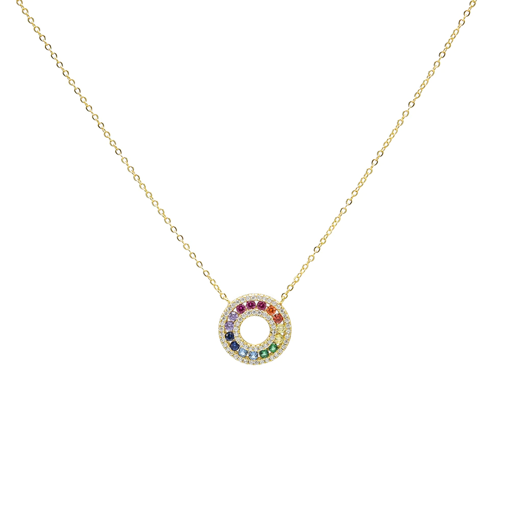 GOLD MULTICOLOR NECKLACE