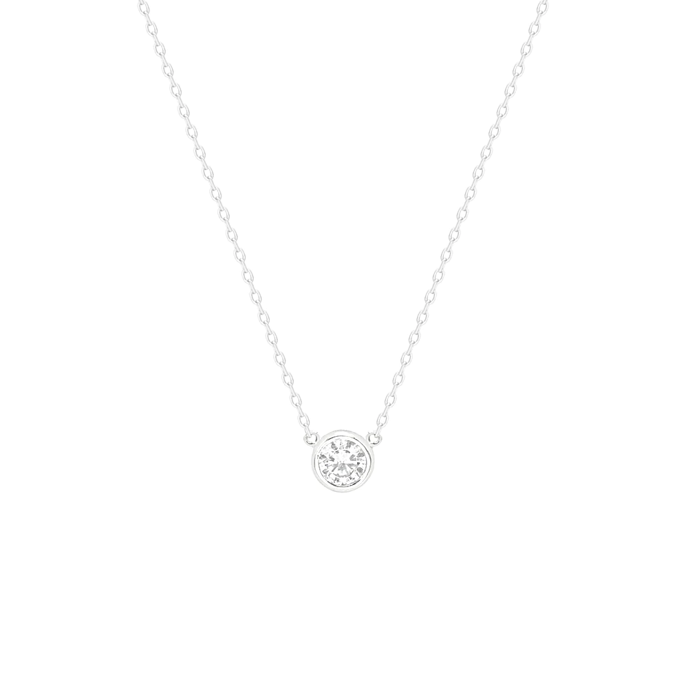 SILVER ROUND SHAPE NECKLACE