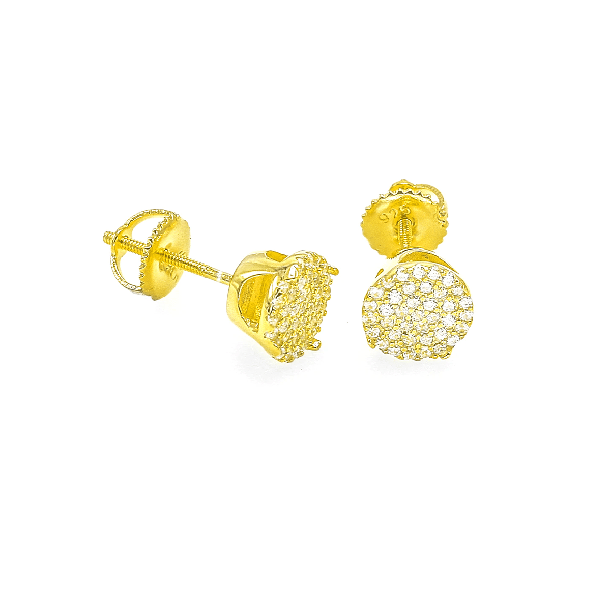 GOLD MAN SMALL DIAMONDS EARRINGS