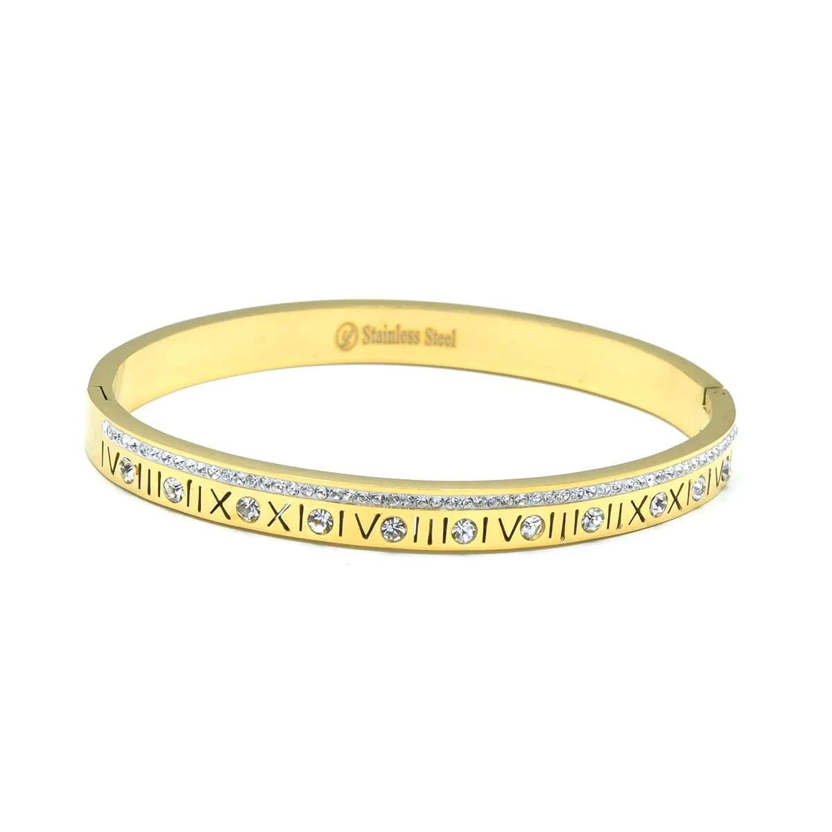 GOLD STAINLESS STEEL IV BRACELET