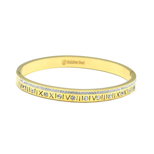 GOLD STAINLESS STEEL IV BRACELET