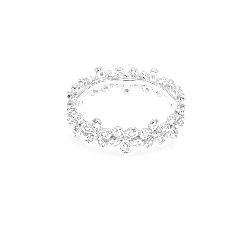 SILVER FLOWERS ALL AROUND