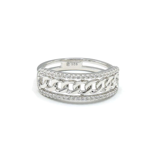 SILVER CHAIN WITH DIAMOND