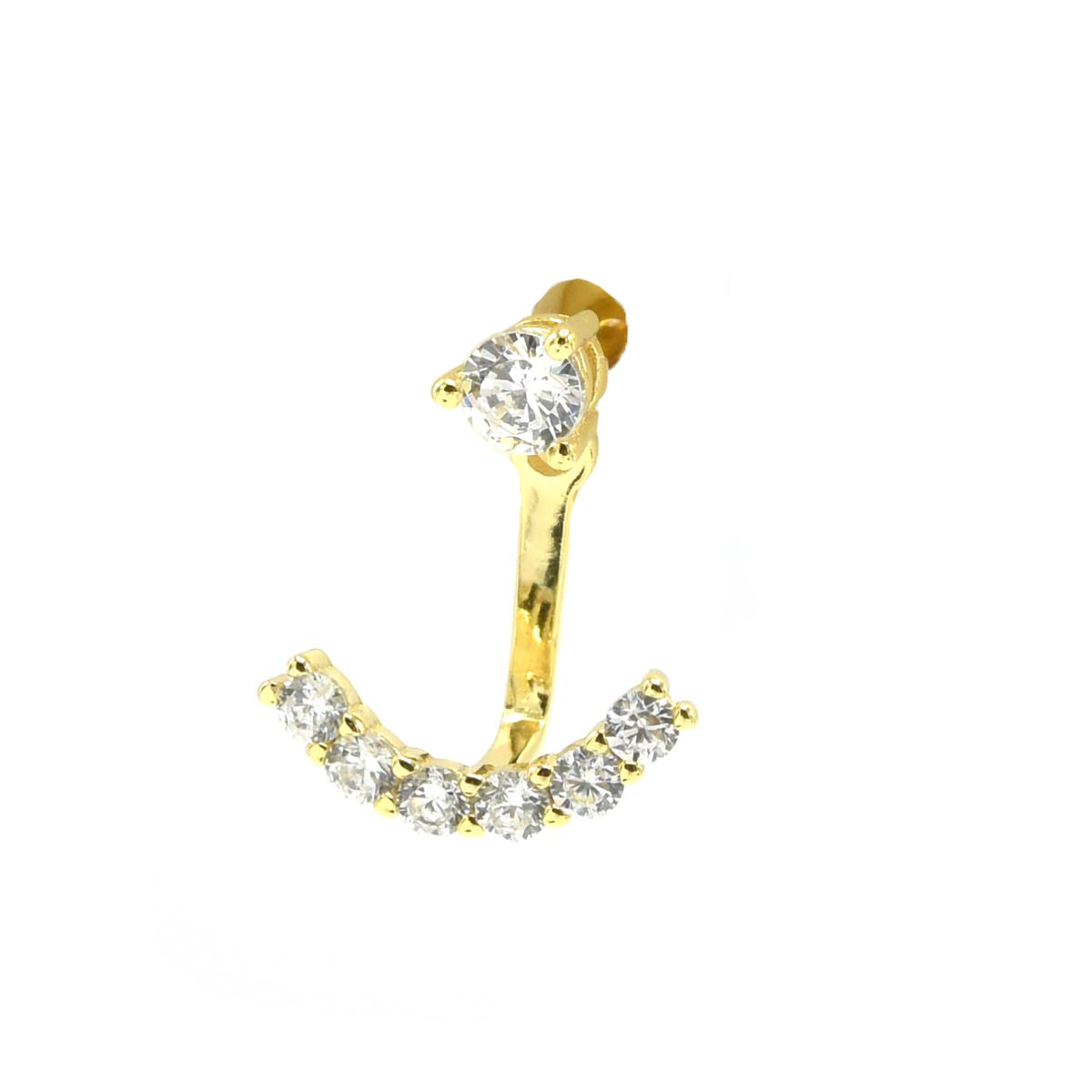 GOLD DIAMOND DANGLE EARRINGS