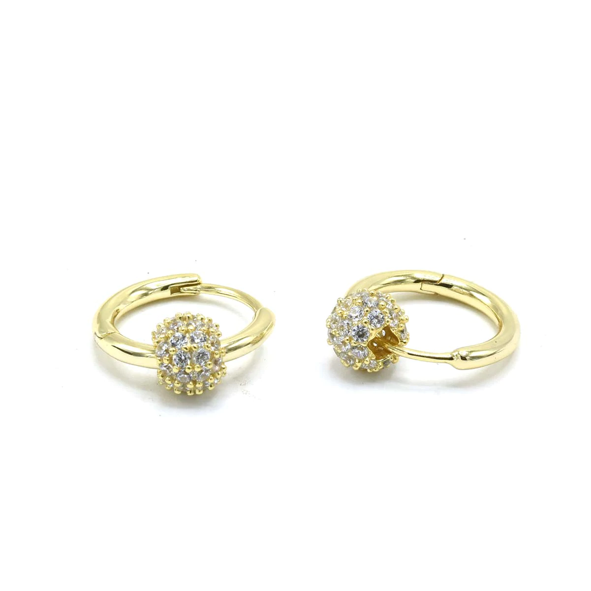 GOLD SMALL DIAMOND EARRINGS