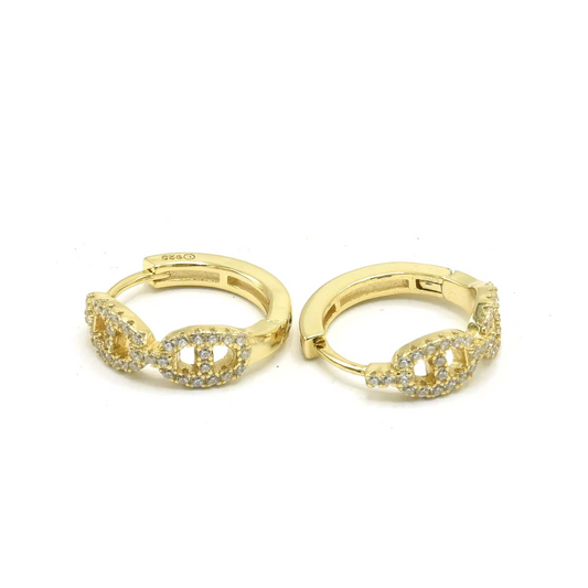 GOLD CHAIN STYLE EARRINGS