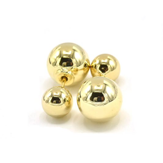 SINGLE ROUND PENDANT EARRINGS