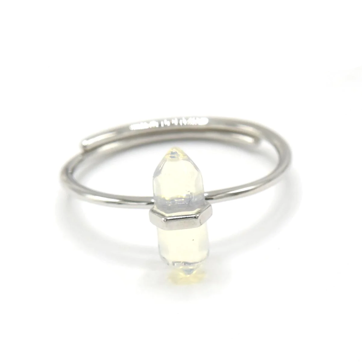 QUARTZ CRYSTAL ADJUSTABLE RINGS