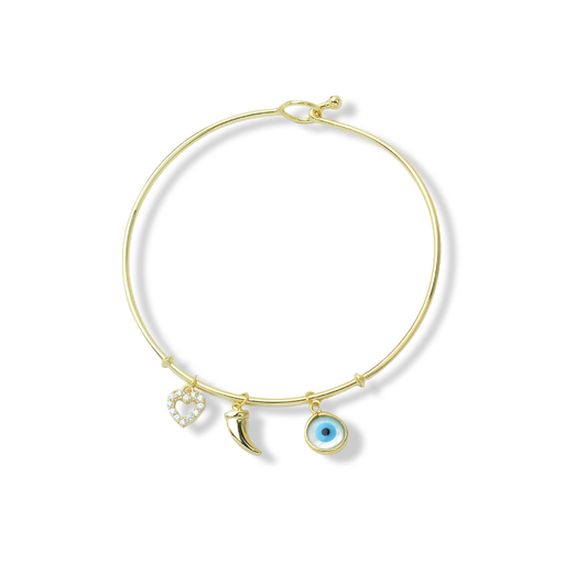 GOLD PLATED DAGLE BRACELET