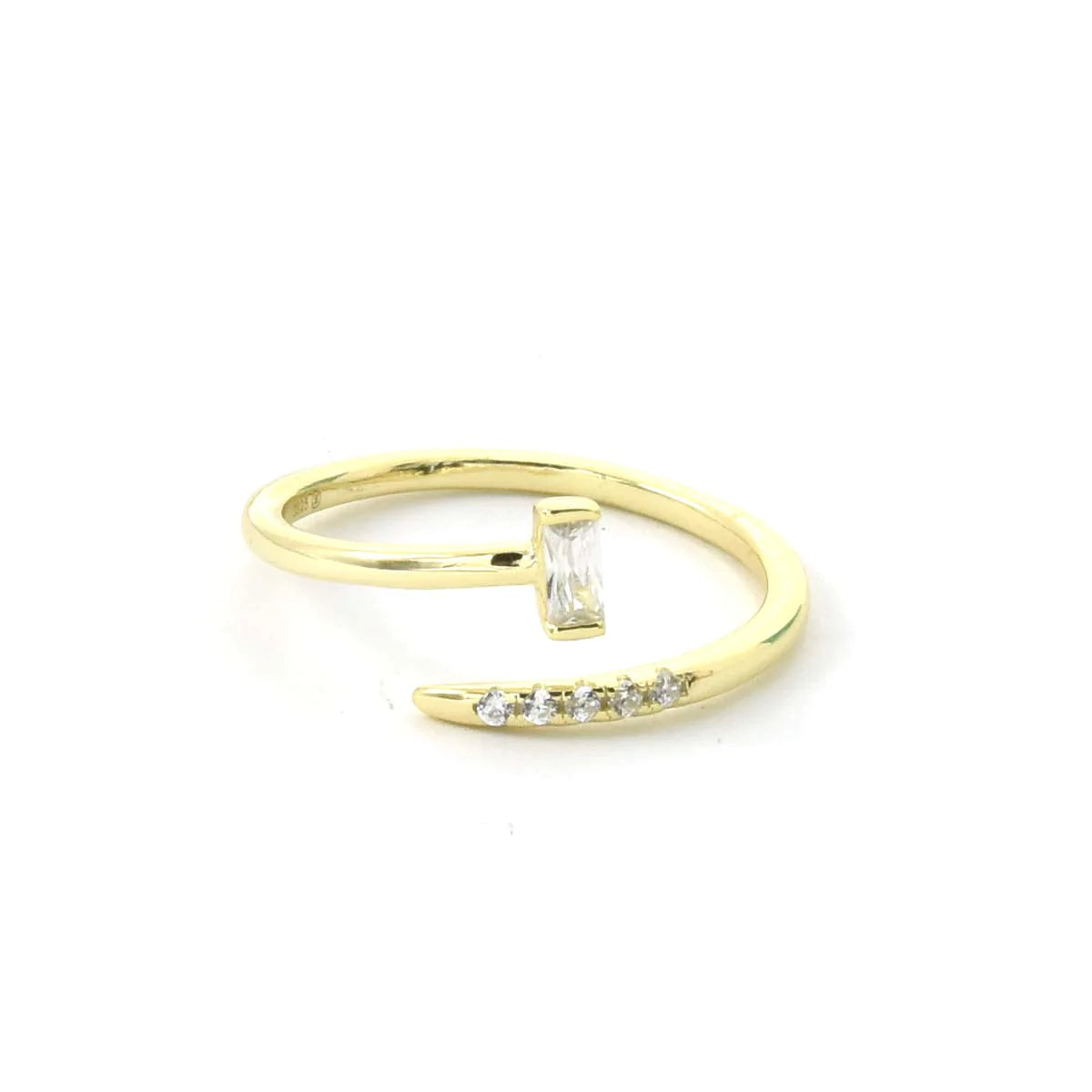 GOLD DIAMONED POINTY LACE