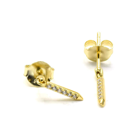 POINTY BAR DIAMONDS EARRINGS