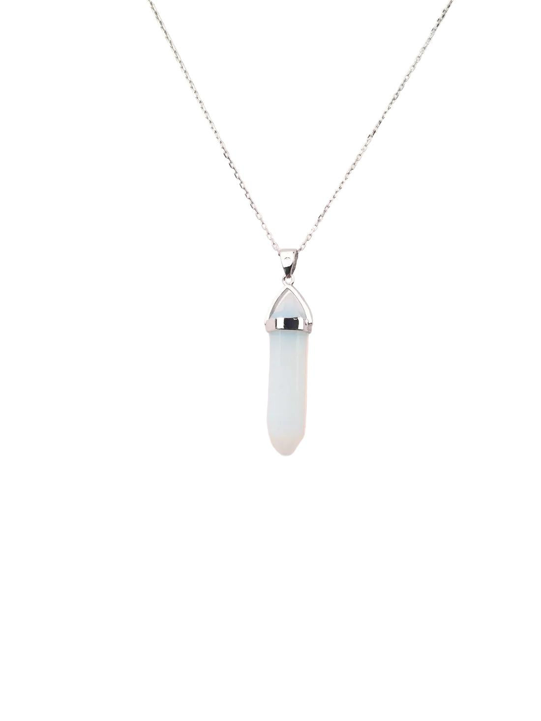 SILVER QUARTZ NECKLACES