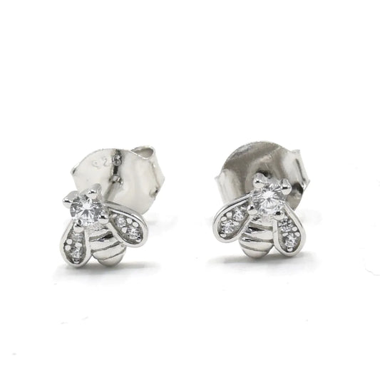SMALL SIMPLE BEE EARRINGS